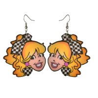 Womens Doll Plastic / Resin Miss Fashion Temperament Exaggerated Earrings Bq190423118950 main image 7