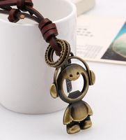 Unisex Cartoon Character Handmade Cowhide  Other Necklaces Pk190423118829 sku image 1