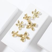Womens Floral Plating Punk Style Alloy Earrings Ll190426119490 main image 3