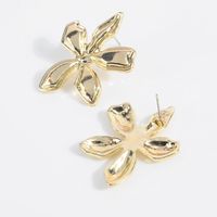 Womens Floral Plating Punk Style Alloy Earrings Ll190426119490 main image 6