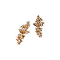 Womens Floral Plating Floral Luxury  Alloy Earrings Ll190426119521 main image 6
