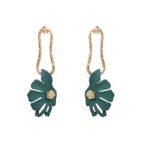 Womens Leaf Painted Alloy Retro Minimalism Earrings Jj190429119665 main image 9