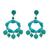 Womens Geometric Plastic Big Geometric Ball Earrings Jj190429119681 main image 7