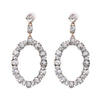 Aretes De Aleación Geométrica De Diamante Geométrico Para Mujer  Jj190429119705 main image 2