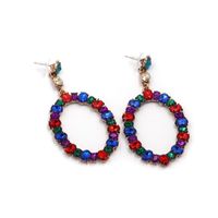 Womens Geometric Rhinestone Alloy Earrings Jj190429119705 main image 4