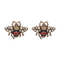 Jujia Neue Europäische Und Amerikanische Kleine Frische Ohrringe Honig Eingelegte Perlen Diamant Ohrringe Ohrringe Grenz Überschreiten Der E-commerce 51195 main image 4