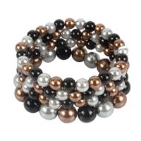 Womens Round Handmade Multi-layer Beaded Fashion  Beadss Bracelets &amp; Bangles Ct190429119754 main image 5