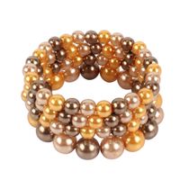 Womens Round Handmade Multi-layer Beaded Fashion  Beadss Bracelets &amp; Bangles Ct190429119754 main image 4