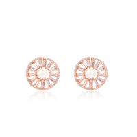 Womens Round Copper Temperament Personality Wild  Earrings Ct190429119756 main image 6