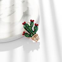 Womens Flower Dropper Personality Alloy Dripping Green Plant Cactus  Alloy Brooches Dr190429119781 main image 1