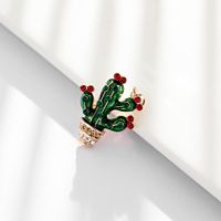 Womens Flower Dropper Personality Alloy Dripping Green Plant Cactus  Alloy Brooches Dr190429119781 main image 4