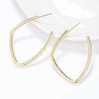 Womens U-shaped Plating Alloy Earrings Gy190429119794 main image 6