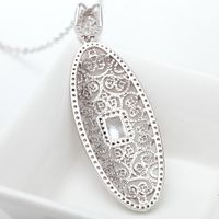 Womens Geometric Electroplated Copper Inlaid Zircon Nectar Necklaces Tm190429119895 main image 6