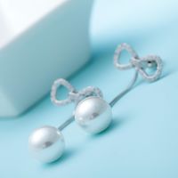 Jinse Love Samen Ohrringe Mode Perlen Ohrringe Bowknot Ohrringe Hersteller Großhandel main image 3