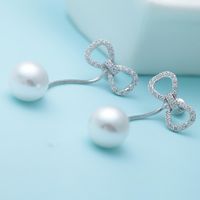 Jinse Love Samen Ohrringe Mode Perlen Ohrringe Bowknot Ohrringe Hersteller Großhandel main image 4
