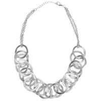 Collares De Aluminio Plateados Salvajes En Forma De U De La Moda Para Mujer Ct190429119730 sku image 1