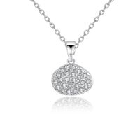 Jinse D'été Collier Aaa Zircon Incrusté Mode Coréenne Simple Ronde Femmes De Collier Fabricant Cadeau sku image 1