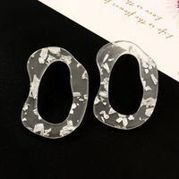 Womens Irregular  Irregular Creative Hollow Acetate Earrings Go190430119956 main image 2