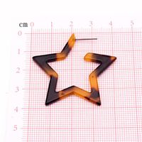 Womens Five-pointed Star Acetic Acid Earrings Go190430119958 main image 6