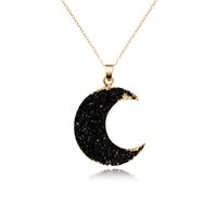 Womens Moon Sexual Simplicity Imitation Of Natural Stone Moon Necklaces Go190430120020 main image 4