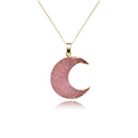 Womens Moon Sexual Simplicity Imitation Of Natural Stone Moon Necklaces Go190430120020 main image 7