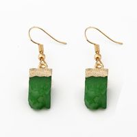Womens Rectangular Plastic Exquisite Personality Like Natural Stone  Resin Earrings Go190430120021 main image 1