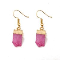 Womens Rectangular Plastic Exquisite Personality Like Natural Stone  Resin Earrings Go190430120021 main image 3