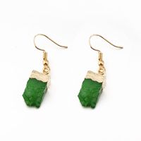 Womens Rectangular Plastic Exquisite Personality Like Natural Stone  Resin Earrings Go190430120021 main image 6