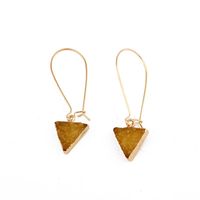 Womens Triangle Plastic Long Triangle Resin Earrings Go190430120022 main image 6