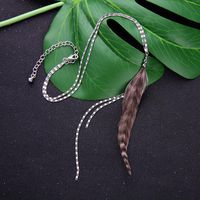 Womens Feather-studded Alloy Necklaces Qd190430120040 main image 5