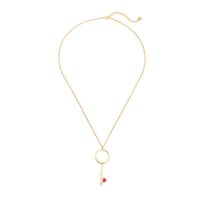 Collier Femmes Alliage Galvanoplastie Simple Gouttes Pendentif Clé 2021 Nouveau À La Mode De Style Européen Et Américain À La Mode Long Pull Chaîne main image 6