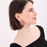 Womens Geometric Rhinestone Acrylic Earrings Qd190430120046 main image 4