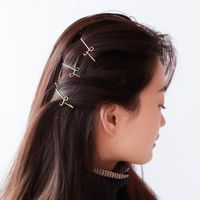 Womens Geometry Electroplated Metal Hair Accessories Xr190430120060 main image 4