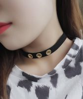 Womens Geometric Rhinestone Alloy Hollow Round Dril Choker Xr190430120078 main image 6