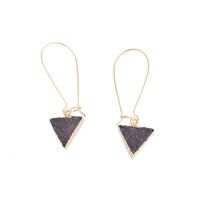 Womens Triangle Plastic Long Triangle Resin Earrings Go190430120022 sku image 4