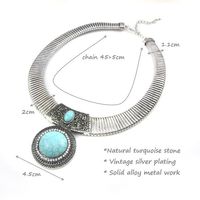 Womens Teardrop Electroplated Alloy Necklaces Nhas120805 main image 3