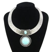 Womens Teardrop Electroplated Alloy Necklaces Nhas120805 main image 5