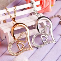 Womens Heart-shaped Alloy  Necklaces Nhas120828 main image 2