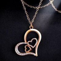 Womens Heart-shaped Alloy  Necklaces Nhas120828 main image 3