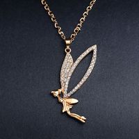 Exaggerated Doll Alloy Rhinestone Plating Women's Necklace main image 1