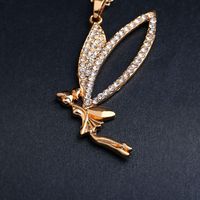 Exaggerated Doll Alloy Rhinestone Plating Women's Necklace main image 6