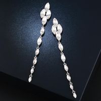 Nouveau Boucles D'oreilles En Gros Européen Et Américain Personnalisé Exagéré Longues Boucles D'oreilles En Cristal De Femmes Tous-match Boucles D'oreilles Erm69 main image 9