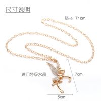 Womens Angel Rhinestone Alloy Necklaces Nhas120854 main image 3