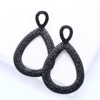 Womens Drop-shaped Rhinestone Alloy Soaring Earrings Nhas120863 main image 8