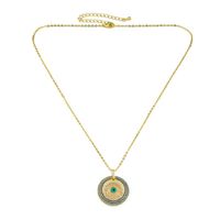 Womens Devils Eye With Zircon Copper Plated 18k Alloy Simple Necklaces Nhas120864 main image 6