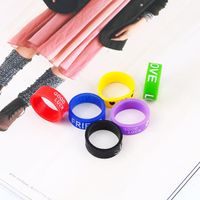 Unisex Geometry Silicone Soaring Rings Nhas120884 main image 2