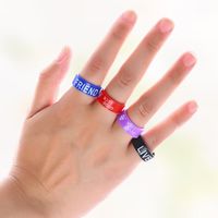 Unisex Geometry Silicone Soaring Rings Nhas120884 main image 4