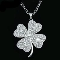 Womens Floral Electroplating Alloy Necklaces Nhas120894 main image 1