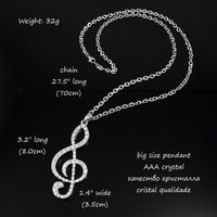 Womens Note Plating Alloy Ocesrio Necklaces Nhas120926 main image 3