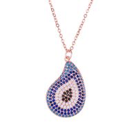 Womens Devils Eye With Zircon Copper Plated 18k Alloy Simple Necklaces Nhas120941 main image 7